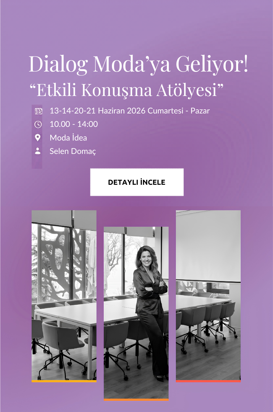 Etkili Konuşma Atölyesi - Dialog Moda'ya Geliyor